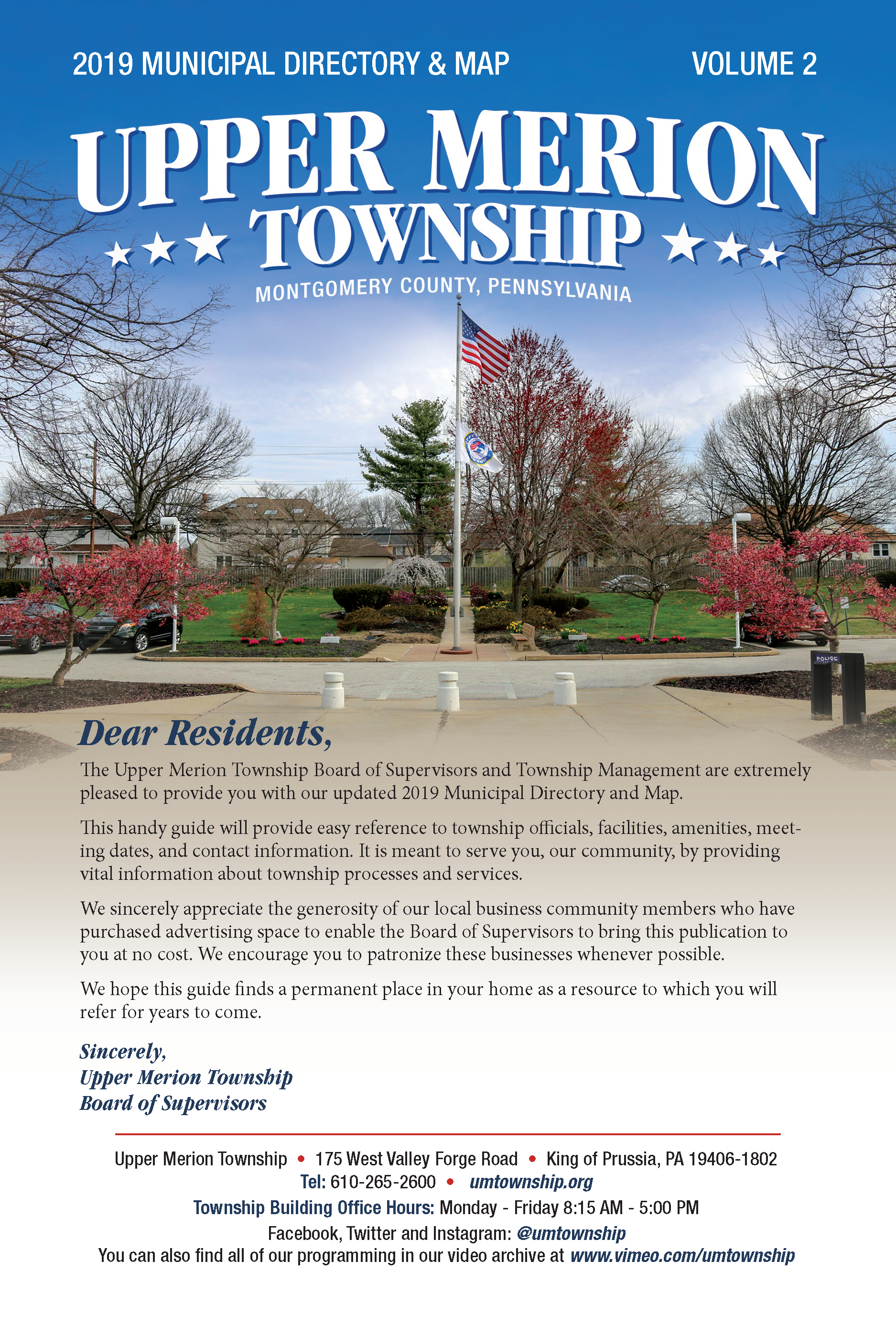 lower merion to foster township municipal building